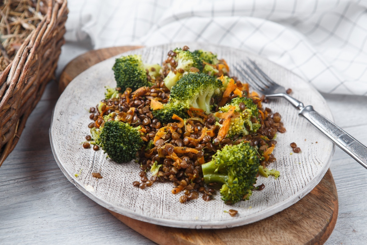 Диетический суп из чечевицы