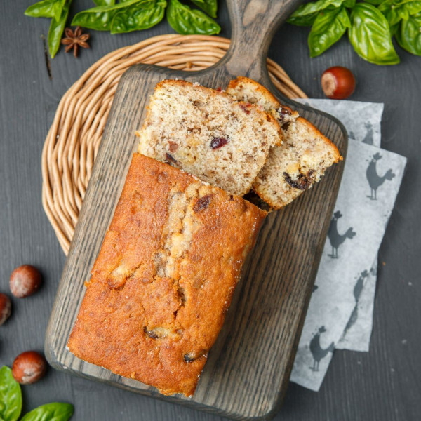 % Кекс с сухофруктами и орехами % Кекс с сухофруктами и орехами