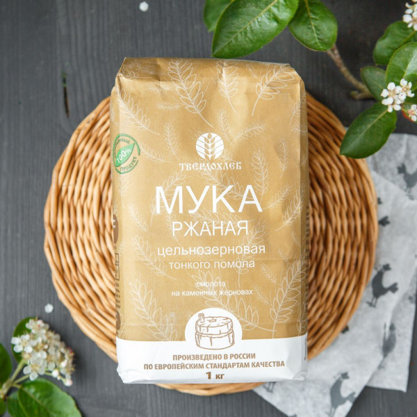 Мука ржаная цельнозерновая тонкого помола Мука ржаная цельнозерновая тонкого помола