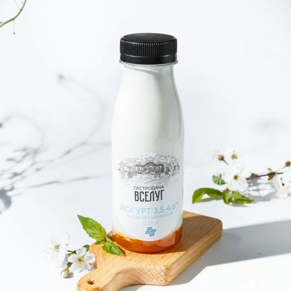 Йогурт питьевой абрикосовый 4%