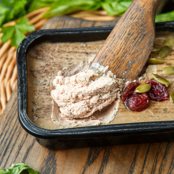 % Паштет с печенью индейки и грушей