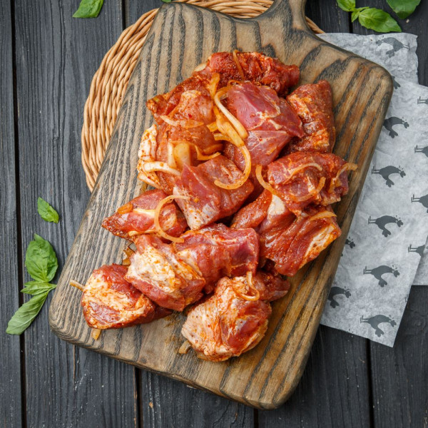 Шашлык из свиной шейки (заморозка) Шашлык из свиной шейки (заморозка)