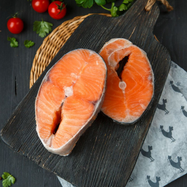 Стейк сёмги свежемороженой