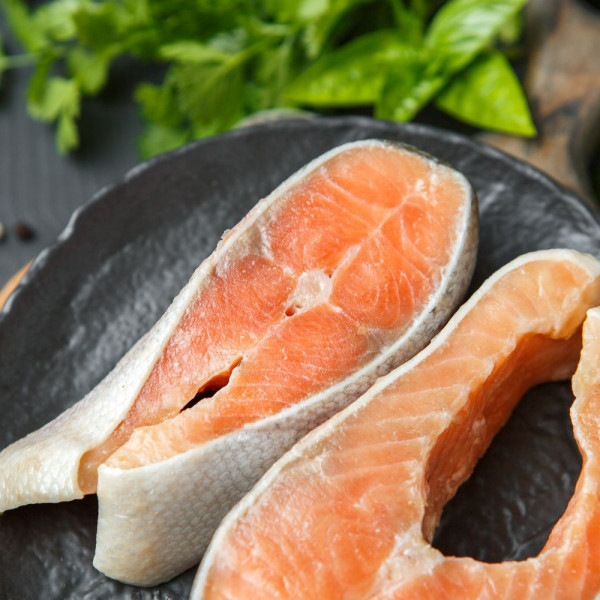 Стейк лосося свежемороженый