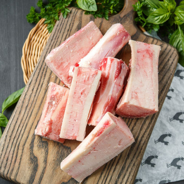 Мозговая кость говяжья, продольный срез