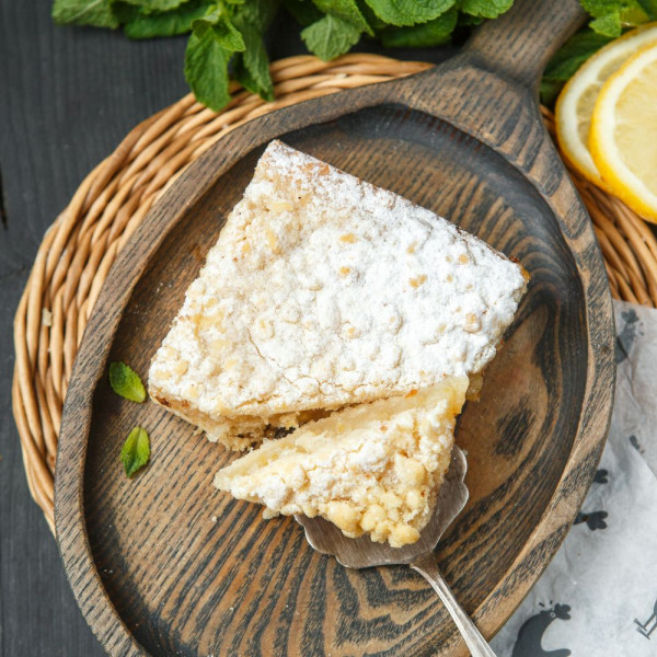 Пирожное песочное лимонное