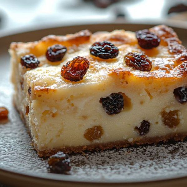 Запеканка с изюмом