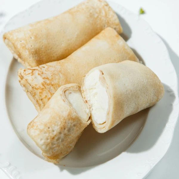 Блинчики фермерские с творогом