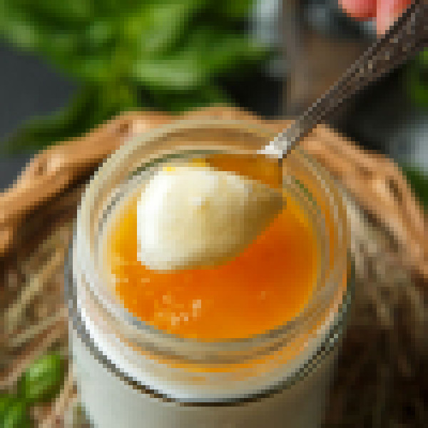 Йогурт термостатный из козьего молока с персиком