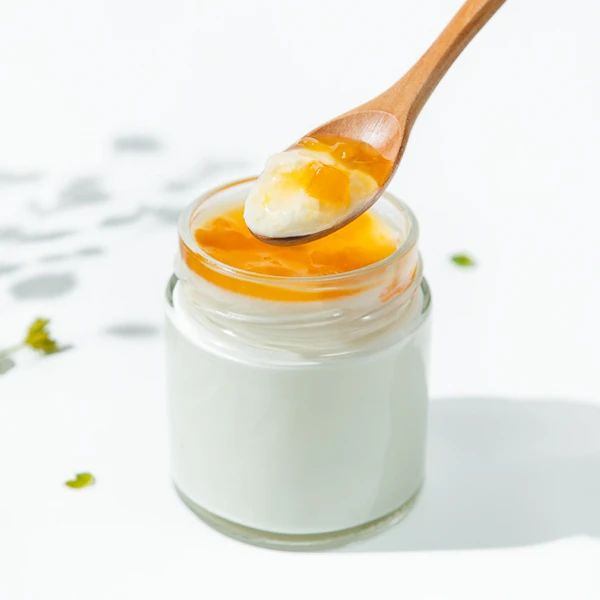 Йогурт термостатный из козьего молока с персиком