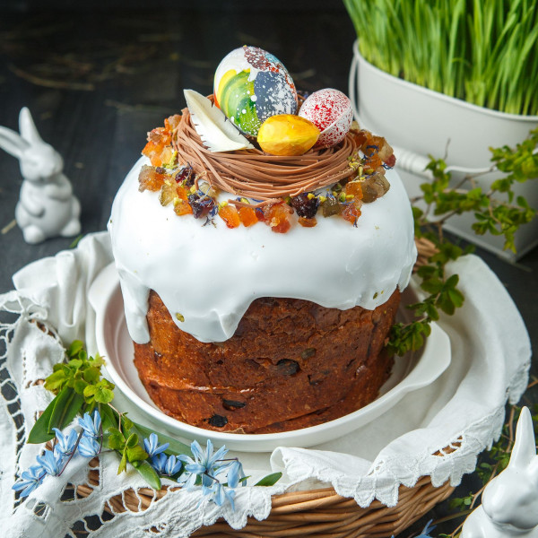 % Кулич пасхальный Шоколадное гнездо