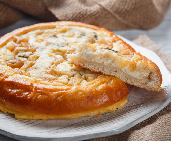 Открытый пирог с творогом фото Открытый пирог с творогом фото