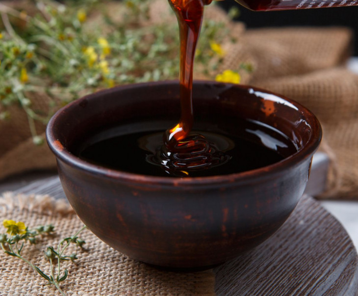 Мед темный фото Мед темный фото