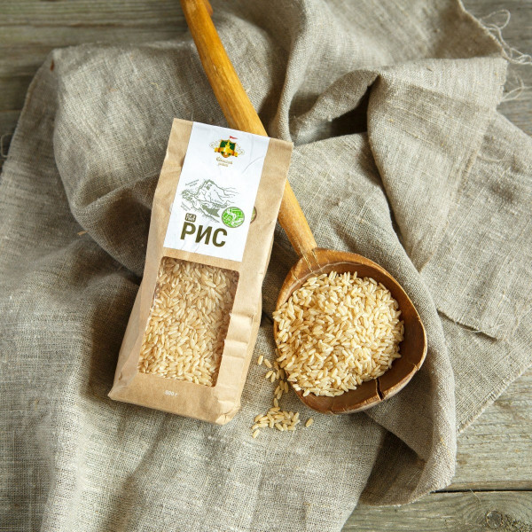 Рис бурый нешлифованный